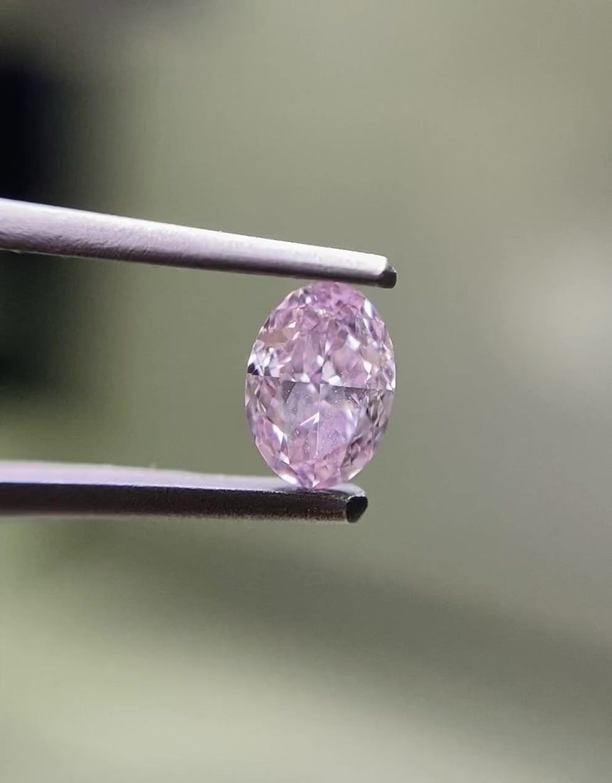 Loose Diamond - OVAL 0.25ct Fancy Purplish Pink VS2 (1 of 1)