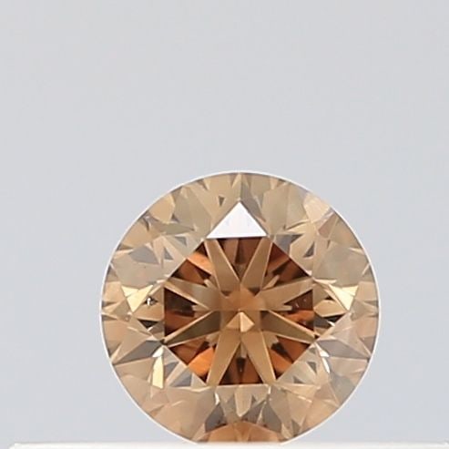 Loose Diamond - ROUND 0.18ct Fancy Brown SI1: Loose Diamond - ROUND 0.18ct Fancy Brown SI1 Source: Natural Shape: ROUND Carats: 0.18 Color: Fancy Brown Certification: NONE Video:
