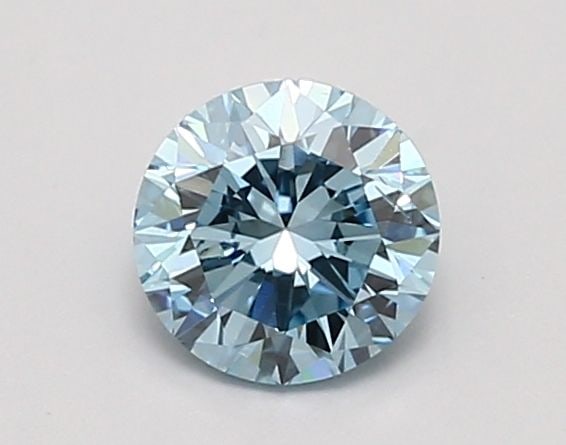 Loose Diamond - ROUND 0.96ct Fancy Vivid Blue SI1: Loose Diamond - ROUND 0.96ct Fancy Vivid Blue SI1 Source: This is a real non-mined Diamond that has been grown in a lab Shape: ROUND Carats: 0.96 Color: Fancy Vivid Blue Certification: IGI Video: