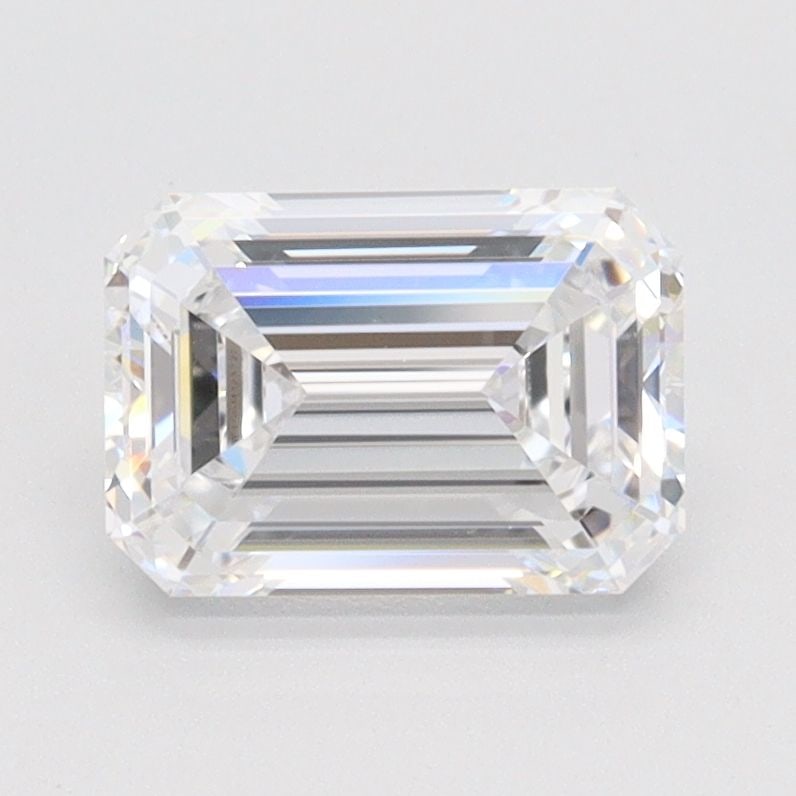 Loose Diamond - EMERALD 1.56ct D VVS2: Loose Diamond - EMERALD 1.56ct D VVS2 Source: This is a real non-mined Diamond that has been grown in a lab Shape: EMERALD Carats: 1.56 Color: D Clarity: VVS2 Certification: IGI Video: