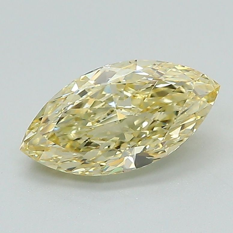 Loose Diamond - MARQUISE 1.21ct Fancy Yellow VS1: Loose Diamond - MARQUISE 1.21ct Fancy Yellow VS1 Source: This is a real non-mined Diamond that has been grown in a lab Shape: MARQUISE Carats: 1.21 Color: Fancy Yellow Certification: IGI Video: