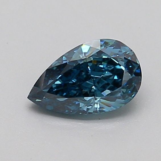 Loose Diamond - PEAR 0.55ct Fancy Vivid Blue VVS2: Loose Diamond - PEAR 0.55ct Fancy Vivid Blue VVS2 Source: This is a real non-mined Diamond that has been grown in a lab Shape: PEAR Carats: 0.55 Color: Fancy Vivid Blue Certification: IGI Video: