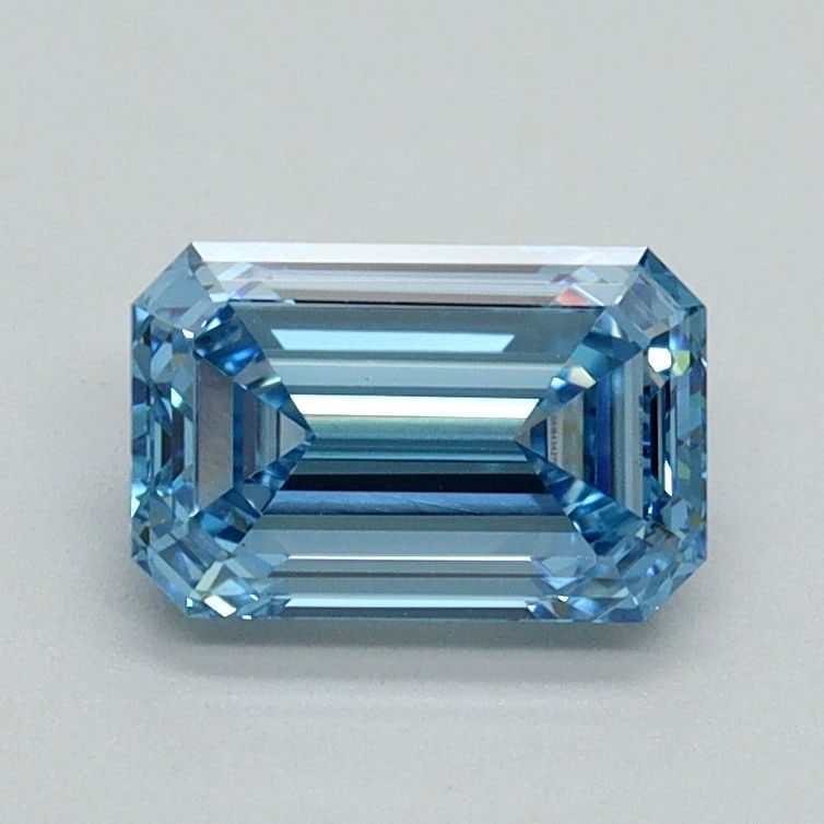 Loose Diamond - EMERALD 1.01ct Fancy Intense Blue VVS2: Loose Diamond - EMERALD 1.01ct Fancy Intense Blue VVS2 Source: This is a real non-mined Diamond that has been grown in a lab Shape: EMERALD Carats: 1.01 Color: Fancy Intense Blue Certification: IGI Vi
