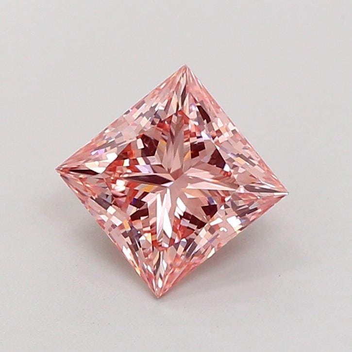 Loose Diamond - PRINCESS 1.82ct Fancy Vivid Pink VVS2: Loose Diamond - PRINCESS 1.82ct Fancy Vivid Pink VVS2 Source: This is a real non-mined Diamond that has been grown in a lab Shape: PRINCESS Carats: 1.82 Color: Fancy Vivid Pink Certification: IGI Vide