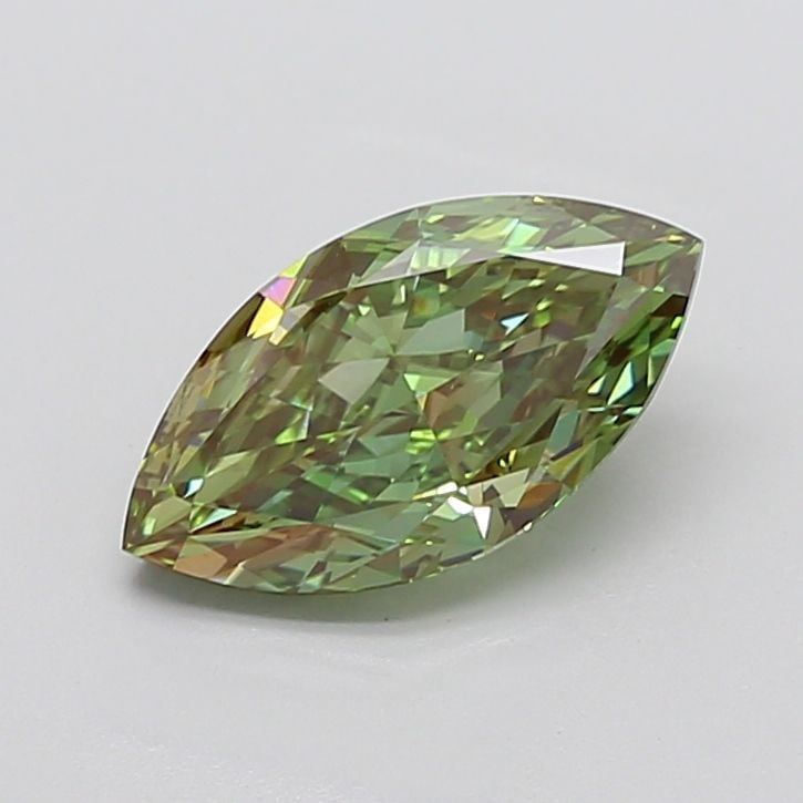 Loose Diamond - MARQUISE 2.85ct Fancy Vivid Green VVS2: Loose Diamond - MARQUISE 2.85ct Fancy Vivid Green VVS2 Source: This is a real non-mined Diamond that has been grown in a lab Shape: MARQUISE Carats: 2.85 Color: Fancy Vivid Green Certification: IGI Vi