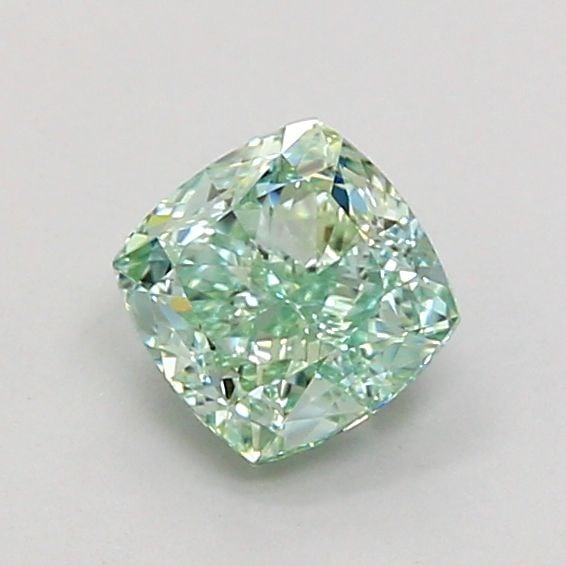 Loose Diamond - CUSHION MODIFIED 1.06ct Fancy Intense Green VVS2: Loose Diamond - CUSHION MODIFIED 1.06ct Fancy Intense Green VVS2 Source: This is a real non-mined Diamond that has been grown in a lab Shape: CUSHION MODIFIED Carats: 1.06 Color: Fancy Intense Green C