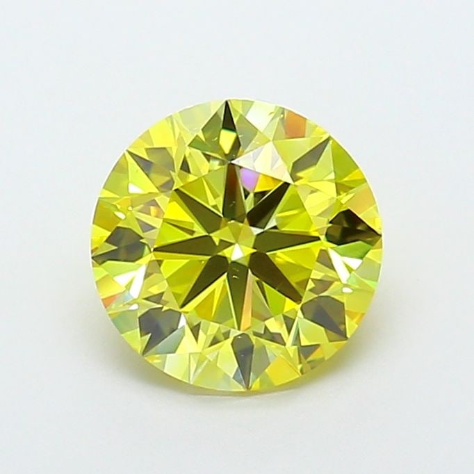 Loose Diamond - ROUND 3.01ct Fancy Vivid Yellow VS2: Loose Diamond - ROUND 3.01ct Fancy Vivid Yellow VS2 Source: This is a real non-mined Diamond that has been grown in a lab Shape: ROUND Carats: 3.01 Color: Fancy Vivid Yellow Certification: IGI