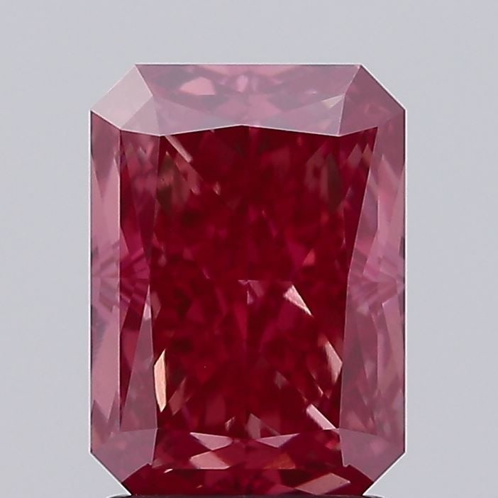 Loose Diamond - RADIANT 2.05ct Fancy Vivid Pink VS1: Loose Diamond - RADIANT 2.05ct Fancy Vivid Pink VS1 Source: This is a real non-mined Diamond that has been grown in a lab Shape: RADIANT Carats: 2.05 Color: Fancy Vivid Pink Certification: IGI Video: