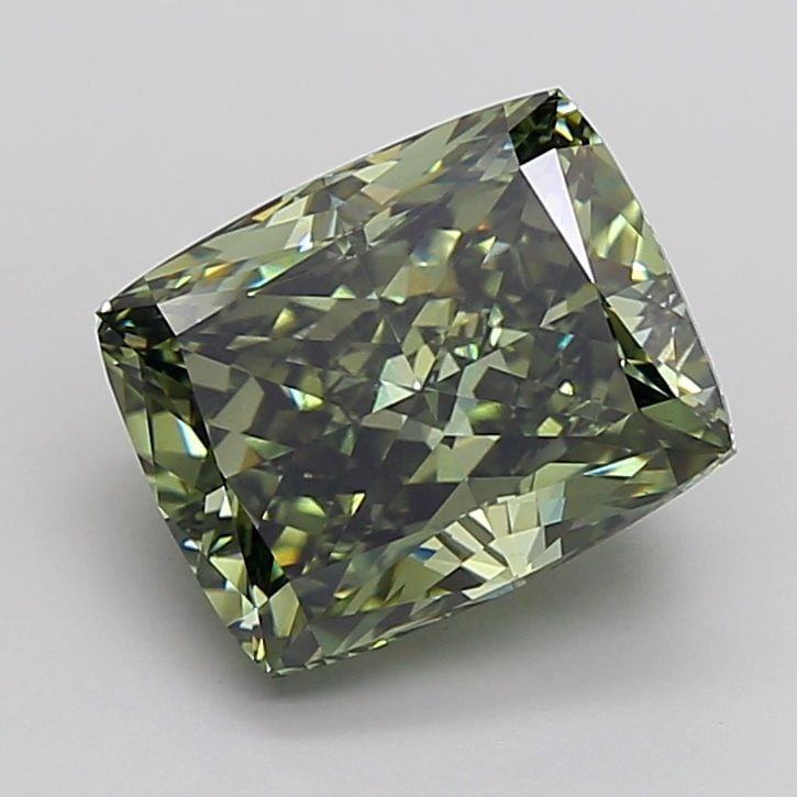 Loose Diamond - CUSHION MODIFIED 7.53ct Fancy Intense Green VS1: Loose Diamond - CUSHION MODIFIED 7.53ct Fancy Intense Green VS1 Source: This is a real non-mined Diamond that has been grown in a lab Shape: CUSHION MODIFIED Carats: 7.53 Color: Fancy Intense Green Ce