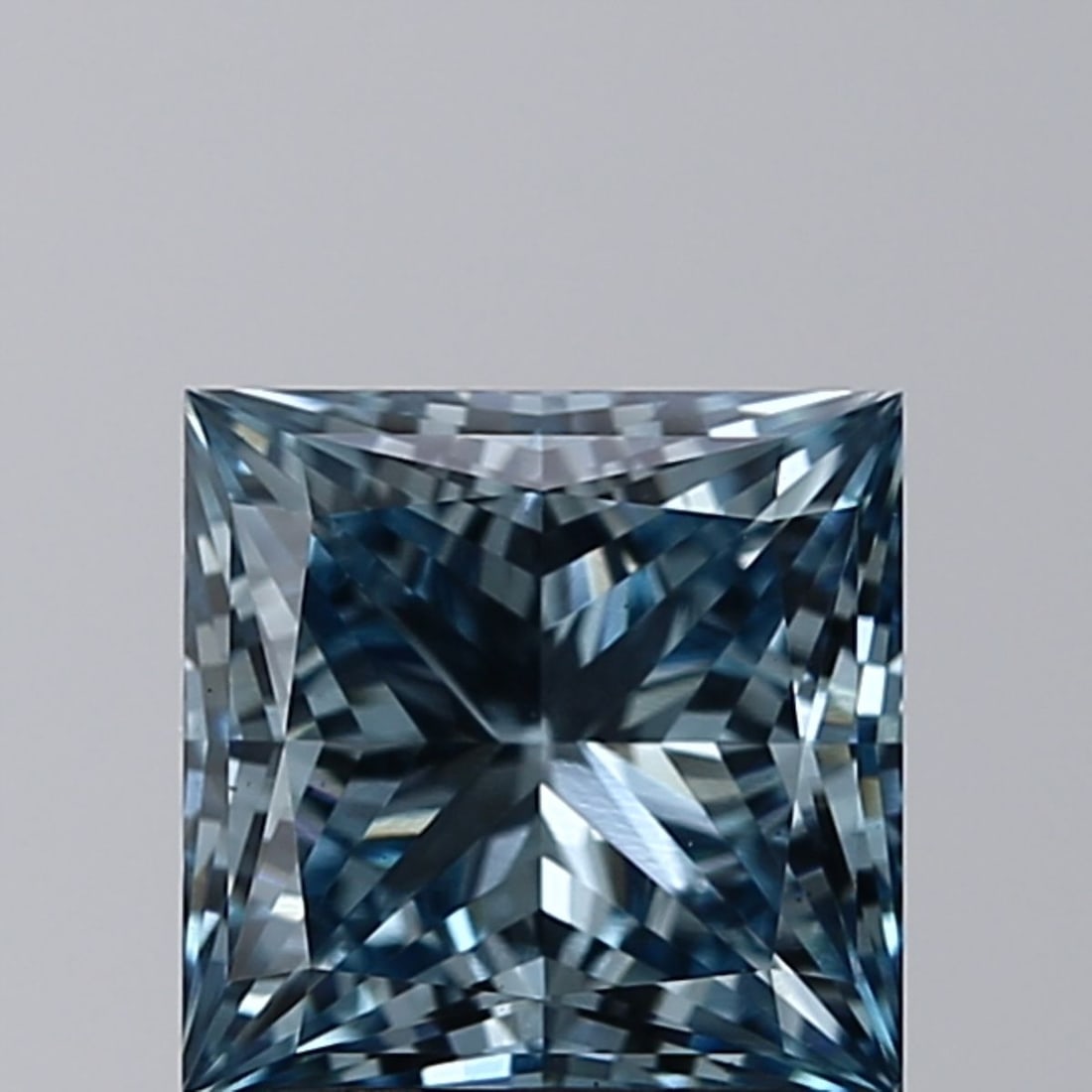 Loose Diamond - PRINCESS 1.72ct Fancy Intense Blue VS1: Loose Diamond - PRINCESS 1.72ct Fancy Intense Blue VS1 Source: This is a real non-mined Diamond that has been grown in a lab Shape: PRINCESS Carats: 1.72 Color: Fancy Intense Blue Certification: IGI V