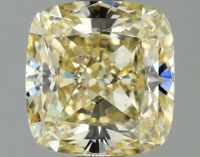 Loose Diamond - CUSHION MODIFIED 1.59ct Fancy Yellow VS2: Loose Diamond - CUSHION MODIFIED 1.59ct Fancy Yellow VS2 Source: This is a real non-mined Diamond that has been grown in a lab Shape: CUSHION MODIFIED Carats: 1.59 Color: Fancy Yellow Certification: I