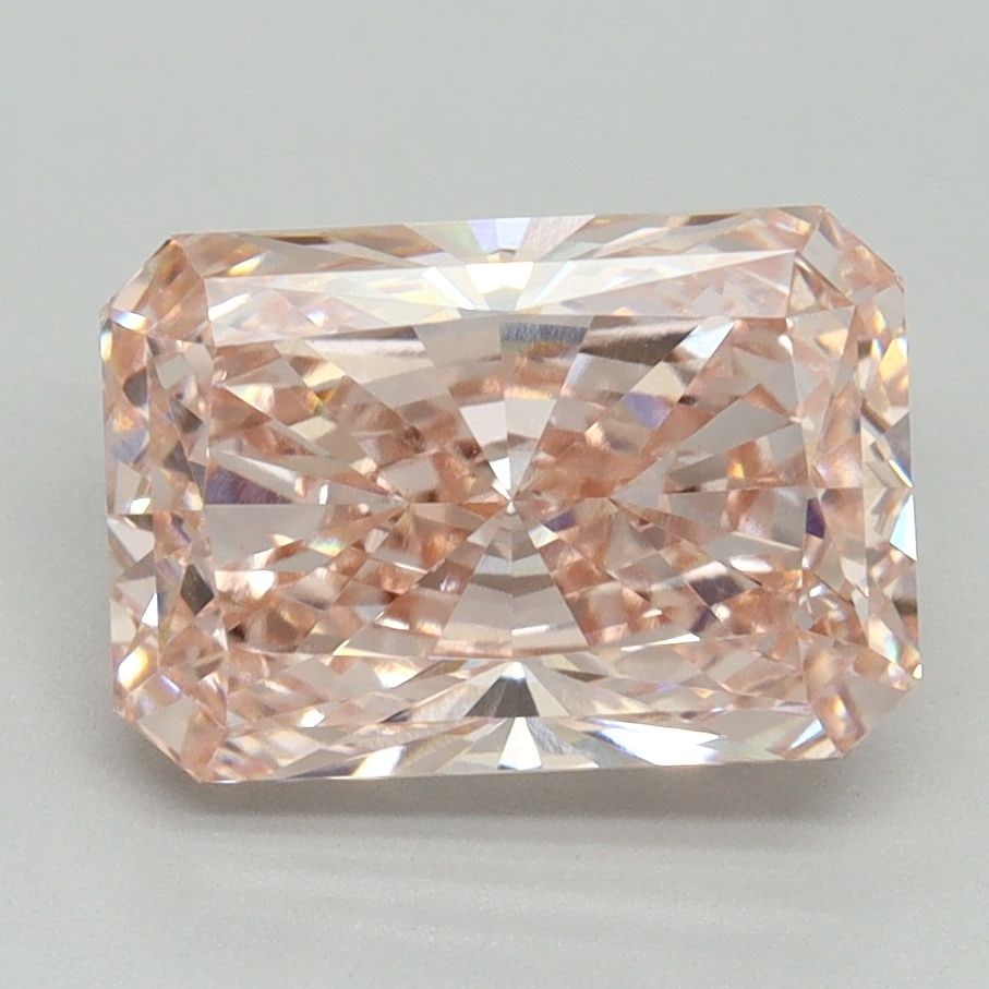 Loose Diamond - RADIANT 3.1ct Fancy Intense Pink VVS2: Loose Diamond - RADIANT 3.1ct Fancy Intense Pink VVS2 Source: This is a real non-mined Diamond that has been grown in a lab Shape: RADIANT Carats: 3.1 Color: Fancy Intense Pink Certification: IGI Vide