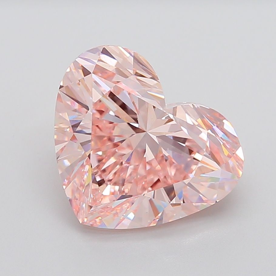 Loose Diamond - HEART 8.97ct Fancy Intense Pink VS1: Loose Diamond - HEART 8.97ct Fancy Intense Pink VS1 Source: This is a real non-mined Diamond that has been grown in a lab Shape: HEART Carats: 8.97 Color: Fancy Intense Pink Certification: IGI Video: