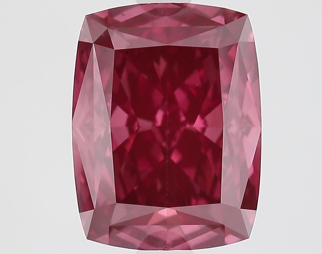 Loose Diamond - CUSHION MODIFIED 3.25ct Fancy Vivid Pink VS2: Loose Diamond - CUSHION MODIFIED 3.25ct Fancy Vivid Pink VS2 Source: This is a real non-mined Diamond that has been grown in a lab Shape: CUSHION MODIFIED Carats: 3.25 Color: Fancy Vivid Pink Certific