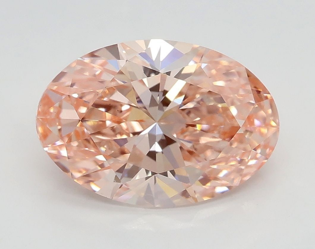 Loose Diamond - OVAL 2.57ct Fancy Intense Pink VS1: Loose Diamond - OVAL 2.57ct Fancy Intense Pink VS1 Source: This is a real non-mined Diamond that has been grown in a lab Shape: OVAL Carats: 2.57 Color: Fancy Intense Pink Certification: IGI Video: