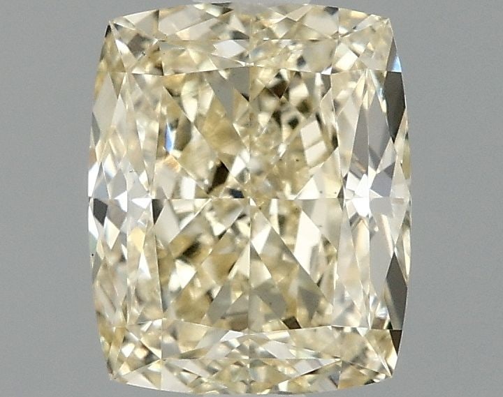 Loose Diamond - CUSHION MODIFIED 1.1ct Fancy Intense Yellow VS1: Loose Diamond - CUSHION MODIFIED 1.1ct Fancy Intense Yellow VS1 Source: This is a real non-mined Diamond that has been grown in a lab Shape: CUSHION MODIFIED Carats: 1.1 Color: Fancy Intense Yellow Ce