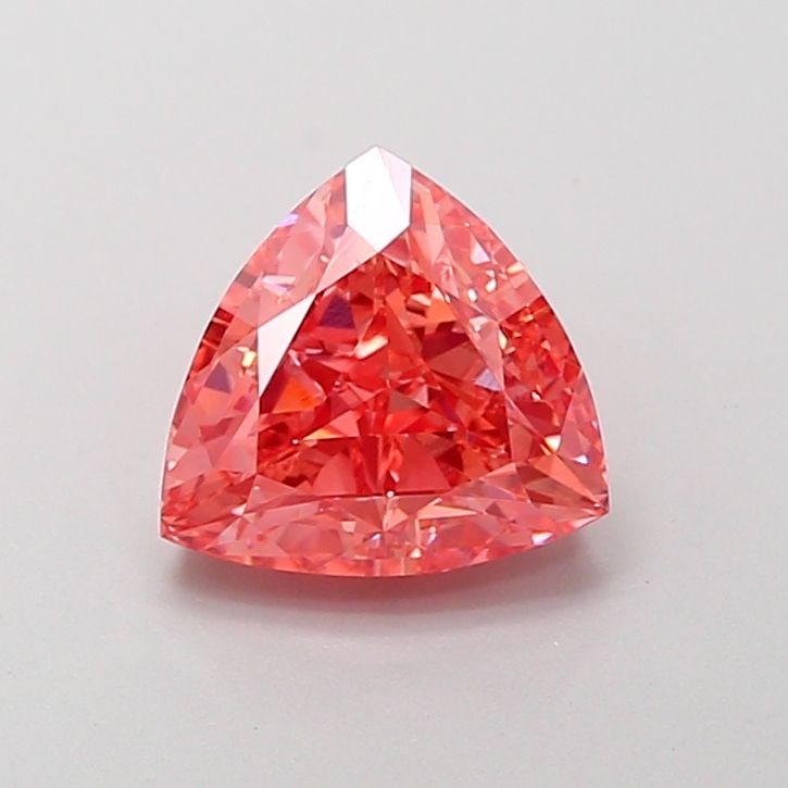 Loose Diamond - TRIANGULAR 2.15ct Fancy Vivid Pink VVS2: Loose Diamond - TRIANGULAR 2.15ct Fancy Vivid Pink VVS2 Source: This is a real non-mined Diamond that has been grown in a lab Shape: TRIANGULAR Carats: 2.15 Color: Fancy Vivid Pink Certification: IGI