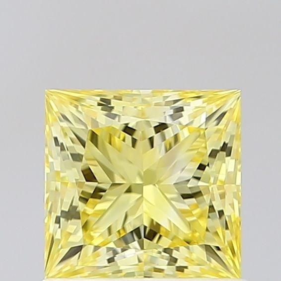 Loose Diamond - PRINCESS 1.01ct Fancy Intense Yellow VVS1 (1 of 1)