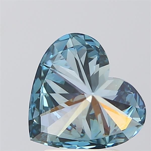 Loose Diamond - HEART 2.23ct Fancy Vivid Blue VS1: Loose Diamond - HEART 2.23ct Fancy Vivid Blue VS1 Source: This is a real non-mined Diamond that has been grown in a lab Shape: HEART Carats: 2.23 Color: Fancy Vivid Blue Certification: IGI Video: