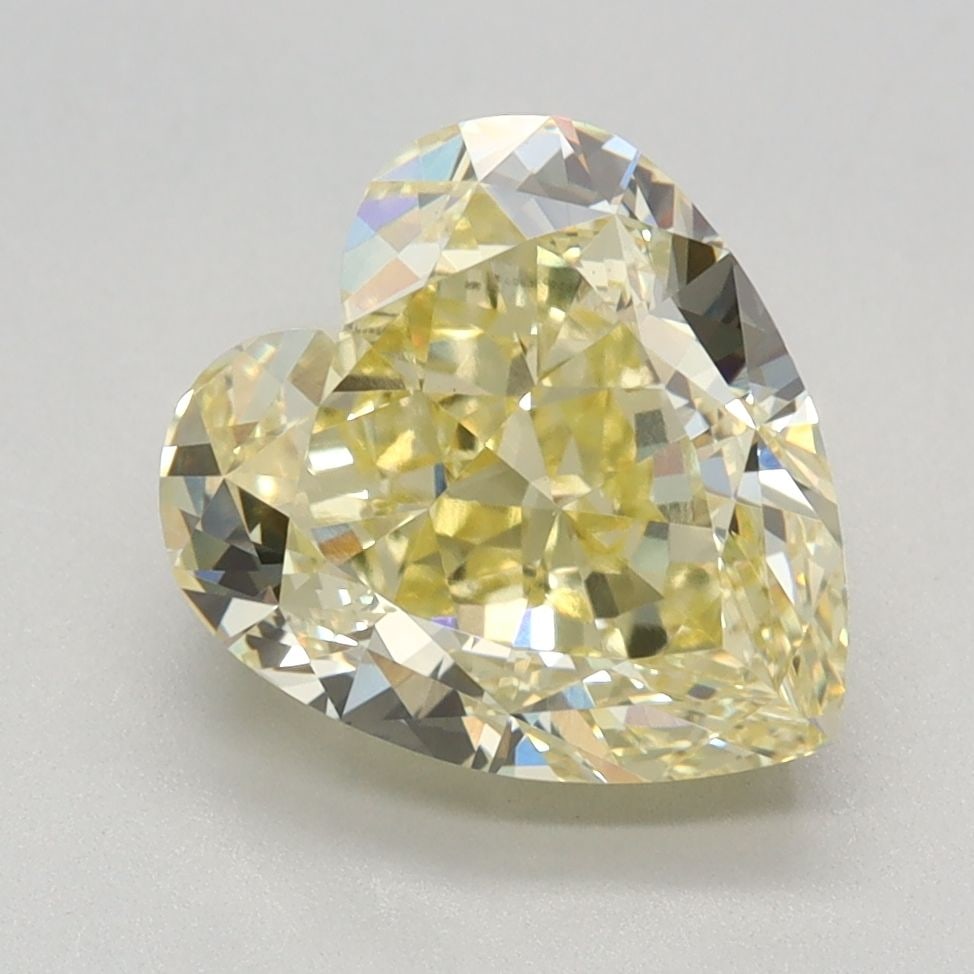 Loose Diamond - HEART 3.08ct Fancy Intense Yellow VVS2: Loose Diamond - HEART 3.08ct Fancy Intense Yellow VVS2 Source: This is a real non-mined Diamond that has been grown in a lab Shape: HEART Carats: 3.08 Color: Fancy Intense Yellow Certification: IGI Vi