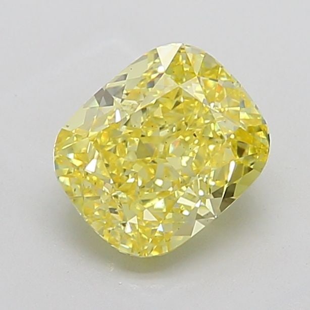 Loose Diamond - CUSHION MODIFIED 3.01ct Fancy Vivid Yellow VS2: Loose Diamond - CUSHION MODIFIED 3.01ct Fancy Vivid Yellow VS2 Source: This is a real non-mined Diamond that has been grown in a lab Shape: CUSHION MODIFIED Carats: 3.01 Color: Fancy Vivid Yellow Cert