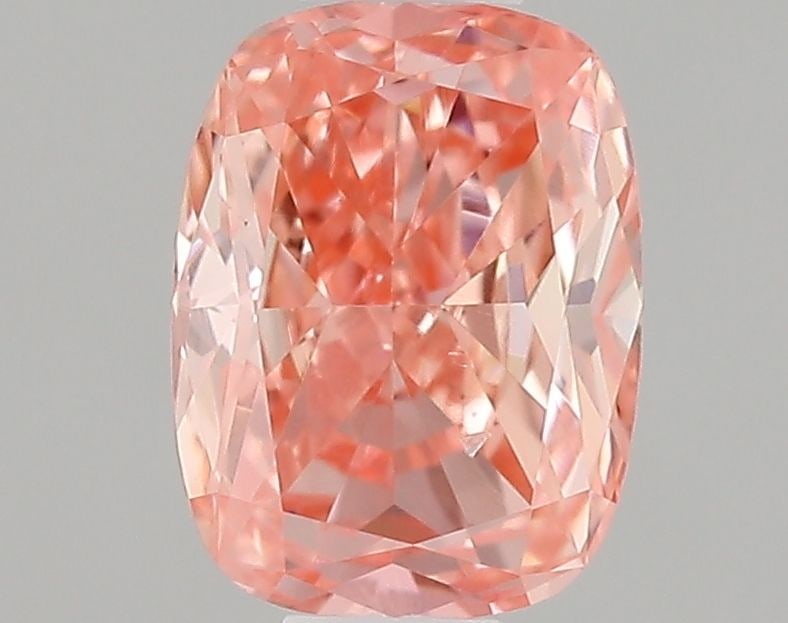 Loose Diamond - CUSHION BRILLIANT 0.41ct Fancy Vivid Pink SI1: Loose Diamond - CUSHION BRILLIANT 0.41ct Fancy Vivid Pink SI1 Source: This is a real non-mined Diamond that has been grown in a lab Shape: CUSHION BRILLIANT Carats: 0.41 Color: Fancy Vivid Pink Certif