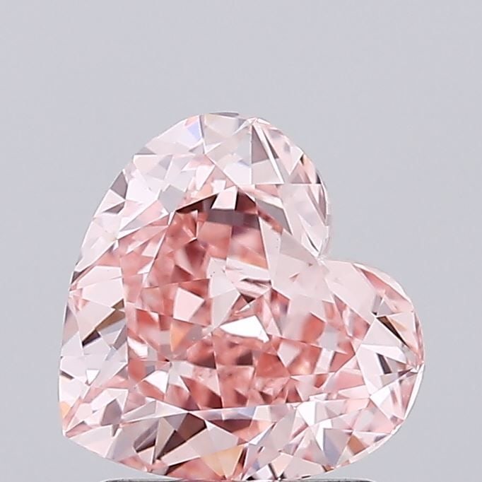 Loose Diamond - HEART 1.6ct Fancy Vivid Pink VVS2: Loose Diamond - HEART 1.6ct Fancy Vivid Pink VVS2 Source: This is a real non-mined Diamond that has been grown in a lab Shape: HEART Carats: 1.6 Color: Fancy Vivid Pink Certification: IGI Video:
