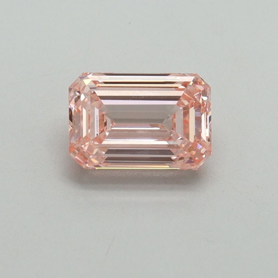 Loose Diamond - EMERALD 1.01ct Fancy Vivid Pink VS1: Loose Diamond - EMERALD 1.01ct Fancy Vivid Pink VS1 Source: This is a real non-mined Diamond that has been grown in a lab Shape: EMERALD Carats: 1.01 Color: Fancy Vivid Pink Certification: IGI Video: