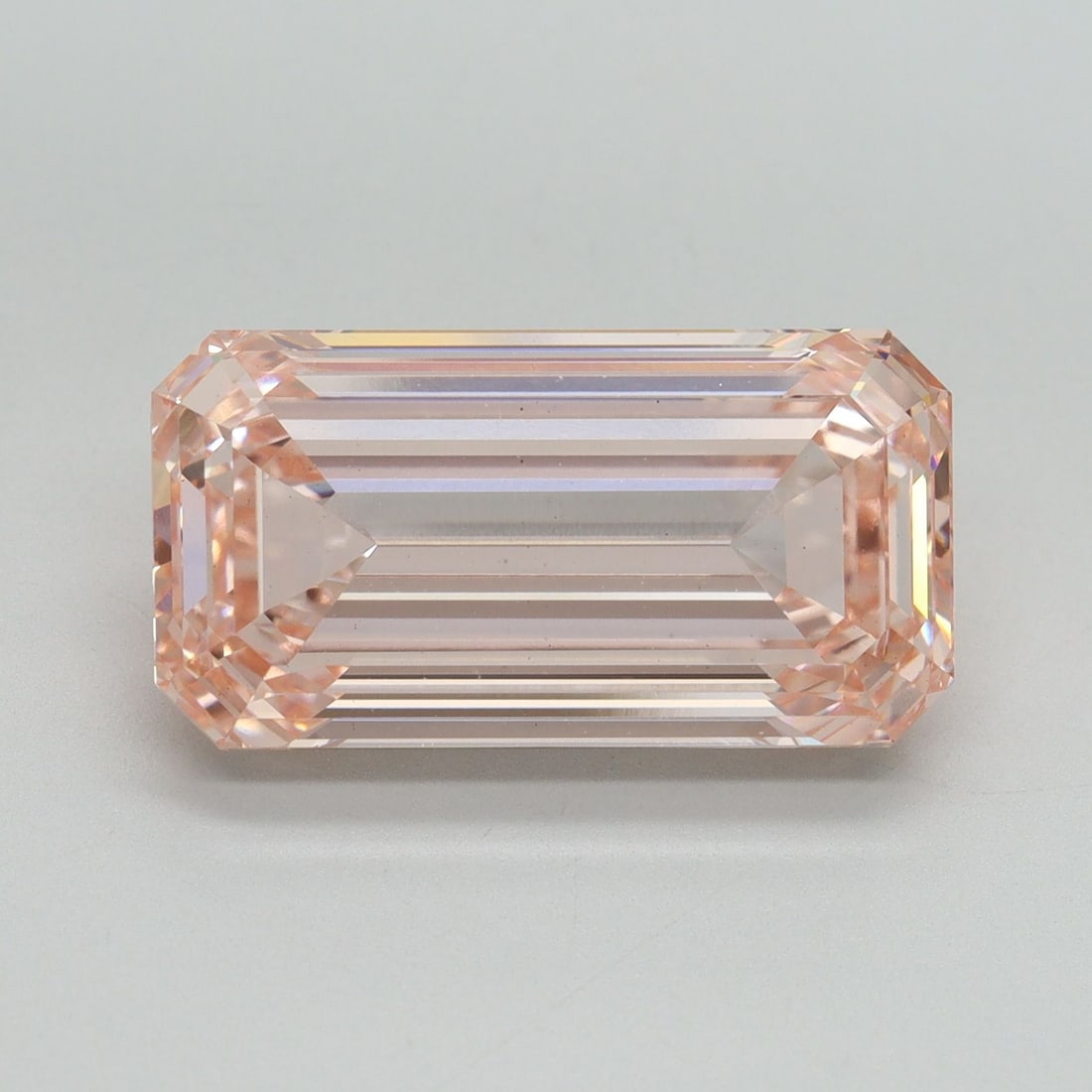 Loose Diamond - EMERALD 8.65ct Fancy Intense Pink VS1: Loose Diamond - EMERALD 8.65ct Fancy Intense Pink VS1 Source: This is a real non-mined Diamond that has been grown in a lab Shape: EMERALD Carats: 8.65 Color: Fancy Intense Pink Certification: IGI Vid