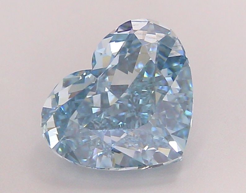Loose Diamond - HEART 3.03ct Fancy Vivid Blue VVS2: Loose Diamond - HEART 3.03ct Fancy Vivid Blue VVS2 Source: This is a real non-mined Diamond that has been grown in a lab Shape: HEART Carats: 3.03 Color: Fancy Vivid Blue Certification: IGI Video: