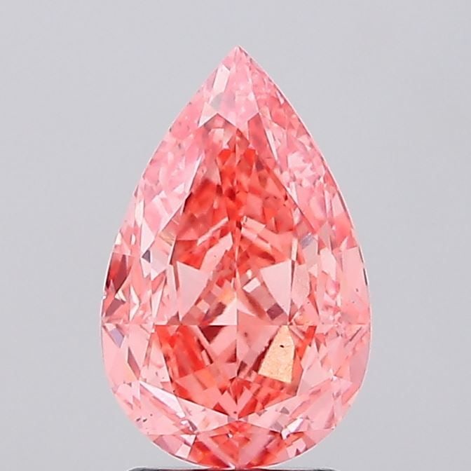 Loose Diamond - PEAR 2.75ct Fancy Vivid Pink VS2: Loose Diamond - PEAR 2.75ct Fancy Vivid Pink VS2 Source: This is a real non-mined Diamond that has been grown in a lab Shape: PEAR Carats: 2.75 Color: Fancy Vivid Pink Certification: NONE Video: