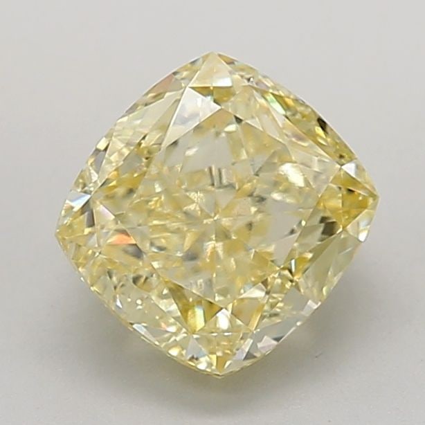 Loose Diamond - CUSHION MODIFIED 2.74ct Fancy Intense Yellow VVS2: Loose Diamond - CUSHION MODIFIED 2.74ct Fancy Intense Yellow VVS2 Source: This is a real non-mined Diamond that has been grown in a lab Shape: CUSHION MODIFIED Carats: 2.74 Color: Fancy Intense Yellow