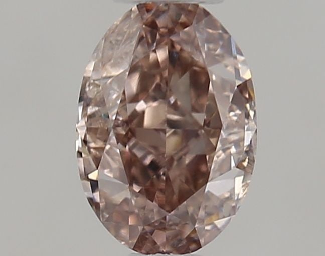 Loose Diamond - OVAL 0.56ct Fancy Pinkish Brown I1: Loose Diamond - OVAL 0.56ct Fancy Pinkish Brown I1 Source: Natural Shape: OVAL Carats: 0.56 Color: Fancy Pinkish Brown Certification: GIA Video: