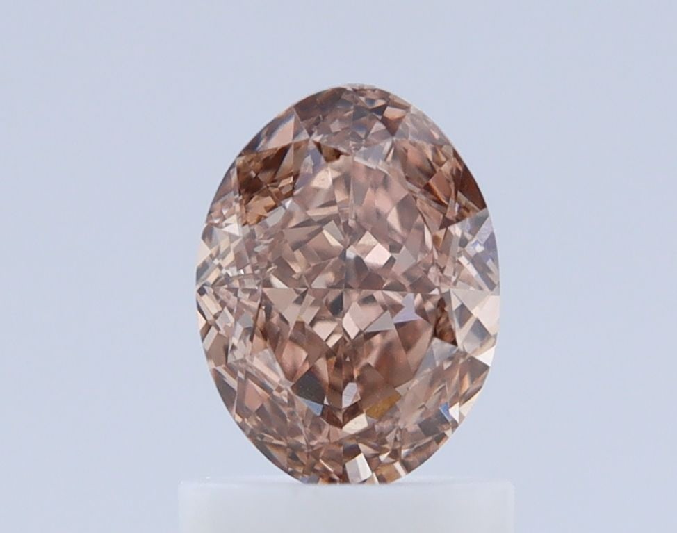Loose Diamond - OVAL 1.13ct Fancy Orange Brown VS1: Loose Diamond - OVAL 1.13ct Fancy Orange Brown VS1 Source: Natural Shape: OVAL Carats: 1.13 Color: Fancy Orange Brown Certification: GIA Video: