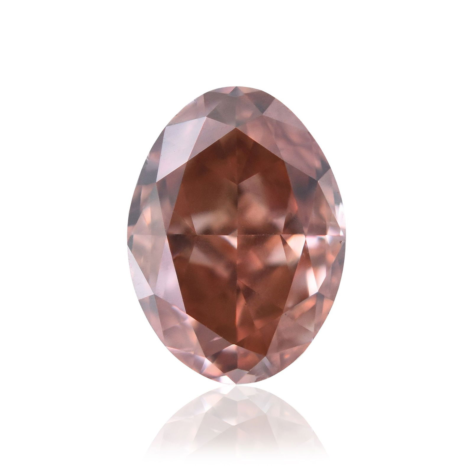 Loose Diamond - OVAL 0.51ct Fancy Deep Orangey Pink SI1: Loose Diamond - OVAL 0.51ct Fancy Deep Orangey Pink SI1 Source: Natural Shape: OVAL Carats: 0.51 Color: Fancy Deep Orangey Pink Certification: GIA Video: