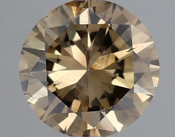 Loose Diamond - ROUND 0.66ct Fancy Dark Yellow Brown: Loose Diamond - ROUND 0.66ct Fancy Dark Yellow Brown Source: Natural Shape: ROUND Carats: 0.66 Color: Fancy Dark Yellow Brown Certification: GIA Video: