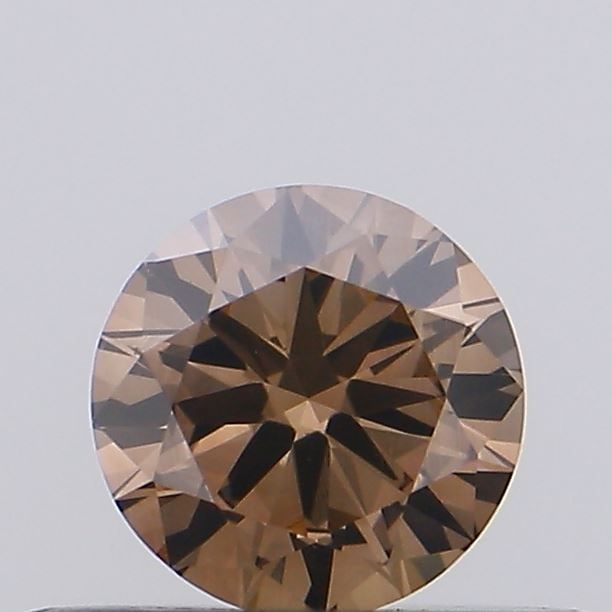 Loose Diamond - ROUND 0.26ct Fancy Brown VS2: Loose Diamond - ROUND 0.26ct Fancy Brown VS2 Source: Natural Shape: ROUND Carats: 0.26 Color: Fancy Brown Certification: NONE Video: