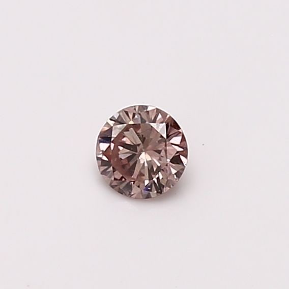 Loose Diamond - ROUND 0.17ct Fancy Brownish Orangey Pink SI2: Loose Diamond - ROUND 0.17ct Fancy Brownish Orangey Pink SI2 Source: Natural Shape: ROUND Carats: 0.17 Color: Fancy Brownish Orangey Pink Certification: GIA Video:
