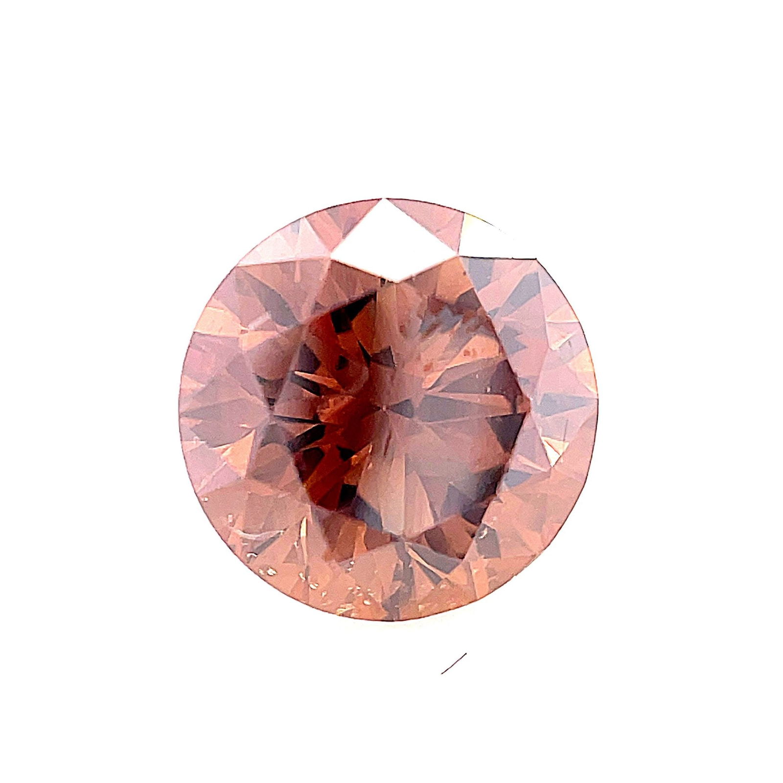 Loose Diamond - ROUND 1.31ct Fancy Cognac VS1: Loose Diamond - ROUND 1.31ct Fancy Cognac VS1 Source: Natural Shape: ROUND Carats: 1.31 Color: Fancy Cognac Certification: NONE Video: