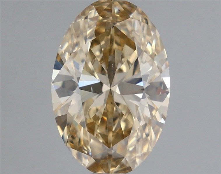 Loose Diamond - OVAL 0.8ct Fancy Light Brown Yellow VS2: Loose Diamond - OVAL 0.8ct Fancy Light Brown Yellow VS2 Source: Natural Shape: OVAL Carats: 0.8 Color: Fancy Light Brown Yellow Certification: GIA Video: