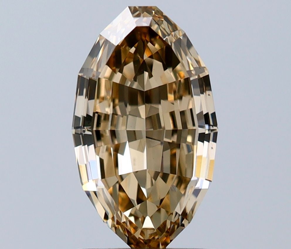 Loose Diamond - OVAL 1.51ct Fancy Light Yellowish Brown VS2: Loose Diamond - OVAL 1.51ct Fancy Light Yellowish Brown VS2 Source: Natural Shape: OVAL Carats: 1.51 Color: Fancy Light Yellowish Brown Certification: GIA Video: