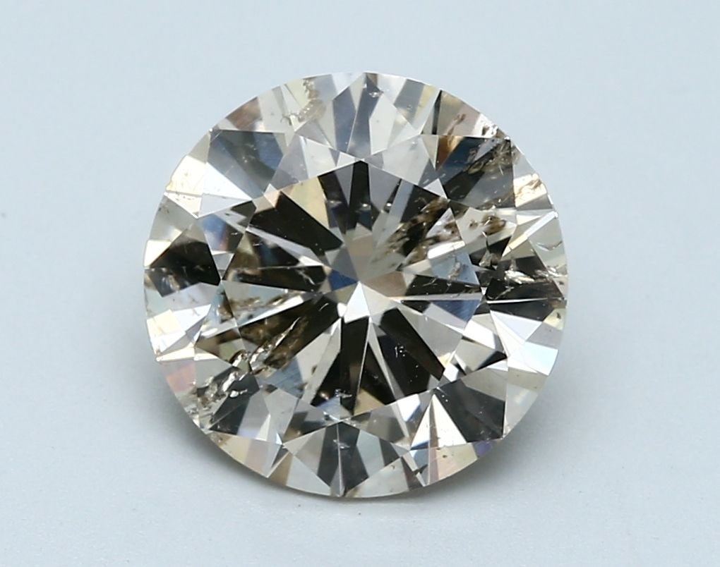 Loose Diamond - ROUND 4.06ct O-P SI2: Loose Diamond - ROUND 4.06ct O-P SI2 Source: Natural Shape: ROUND Carats: 4.06 Color: O-P Certification: IGI Video: