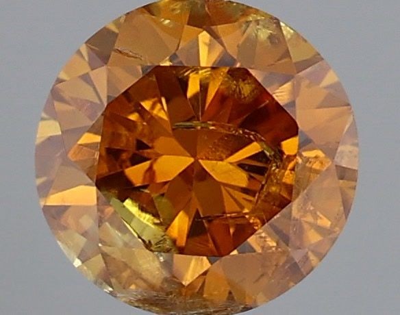 Loose Diamond - ROUND 0.41ct Fancy Deep Brownish Yellowish Orange: Loose Diamond - ROUND 0.41ct Fancy Deep Brownish Yellowish Orange Source: Natural Shape: ROUND Carats: 0.41 Color: Fancy Deep Brownish Yellowish Orange Certification: GIA Video: