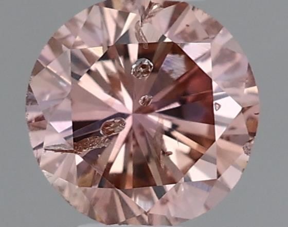 Loose Diamond - ROUND 0.25ct Fancy Brownish Orangey Pink: Loose Diamond - ROUND 0.25ct Fancy Brownish Orangey Pink Source: Natural Shape: ROUND Carats: 0.25 Color: Fancy Brownish Orangey Pink Certification: GIA Video: