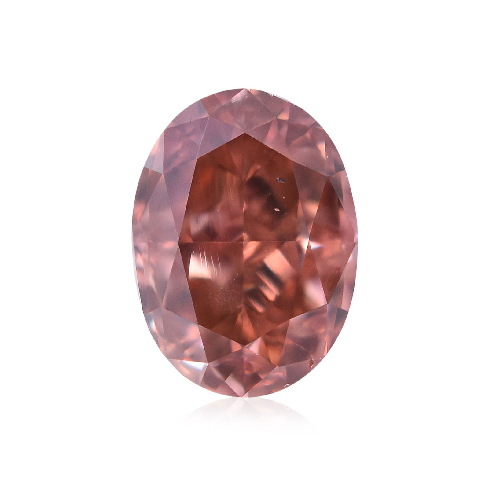 Loose Diamond - OVAL 0.26ct Fancy Deep Orangey Pink SI1: Loose Diamond - OVAL 0.26ct Fancy Deep Orangey Pink SI1 Source: Natural Shape: OVAL Carats: 0.26 Color: Fancy Deep Orangey Pink Certification: GIA Video: