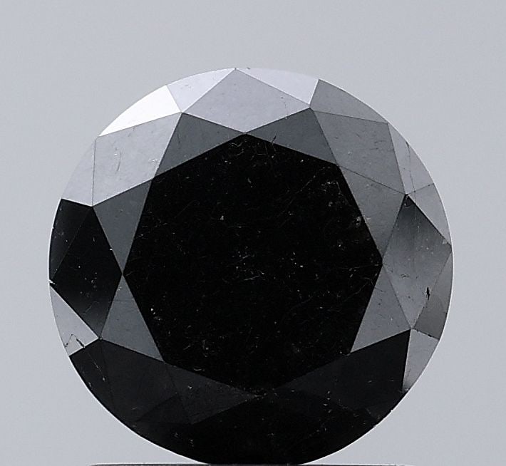Loose Diamond - ROUND 1.77ct Fancy Black VS2: Loose Diamond - ROUND 1.77ct Fancy Black VS2 Source: Natural Shape: ROUND Carats: 1.77 Color: Fancy Black Certification: NONE Video: