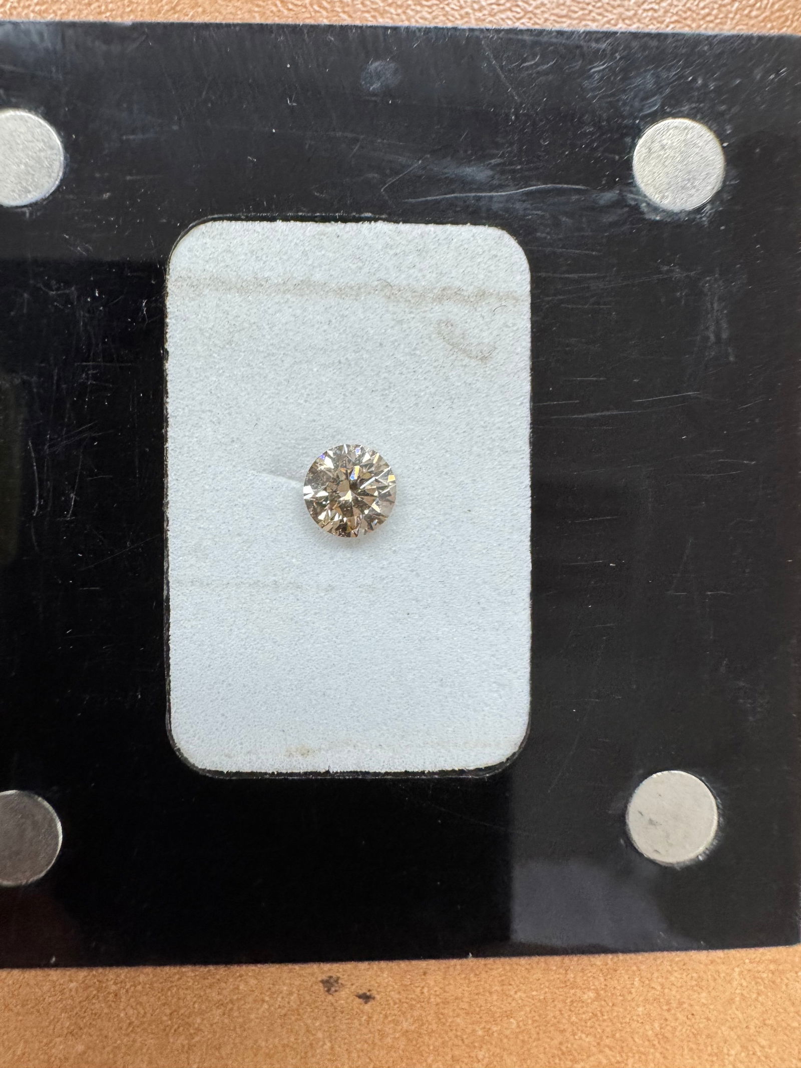 Loose Diamond - ROUND 0.44ct Fancy Yellowish Brown VS2 (1 of 1)