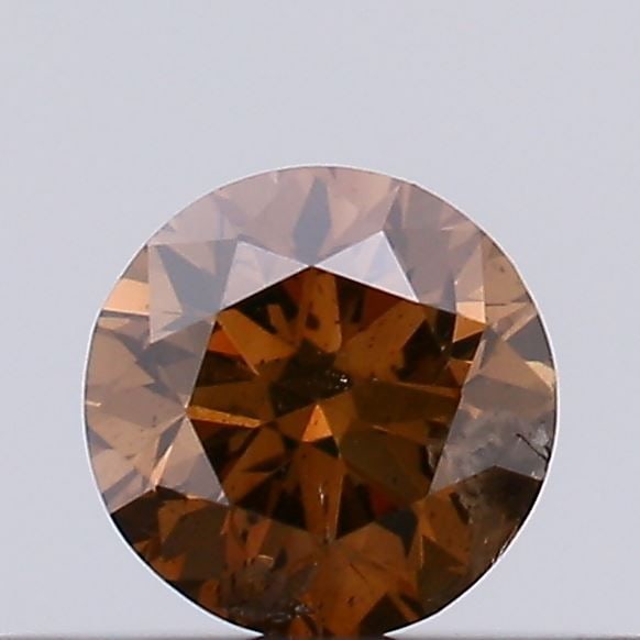 Loose Diamond - ROUND 0.23ct Fancy Light Brown I1: Loose Diamond - ROUND 0.23ct Fancy Light Brown I1 Source: Natural Shape: ROUND Carats: 0.23 Color: Fancy Light Brown Certification: NONE Video: