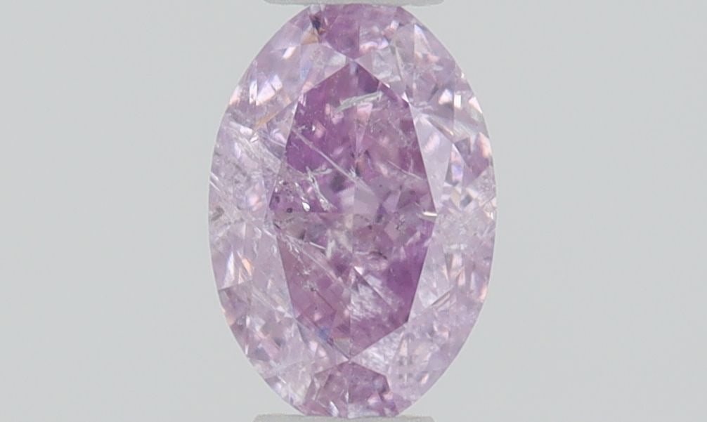 Loose Diamond - OVAL 0.31ct Fancy Intense Pink Purple I2: Loose Diamond - OVAL 0.31ct Fancy Intense Pink Purple I2 Source: Natural Shape: OVAL Carats: 0.31 Color: Fancy Intense Pink Purple Certification: GIA Video: