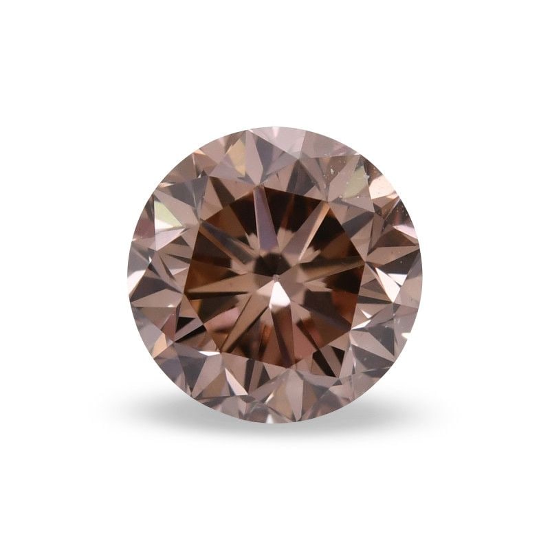 Loose Diamond - ROUND 0.74ct Fancy Deep Orangey Pink VS2: Loose Diamond - ROUND 0.74ct Fancy Deep Orangey Pink VS2 Source: Natural Shape: ROUND Carats: 0.74 Color: Fancy Deep Orangey Pink Certification: GIA Video: